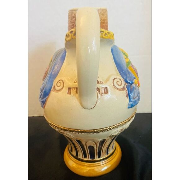 Vintage GERZ W. Germany German Beer Pitcher Stein Figurine w/Reiner Wein Proverb - Picture 3 of 7